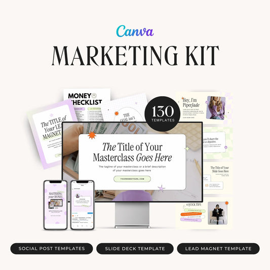 Canva Pro Launch Pack – Editable Templates for Digital Brands